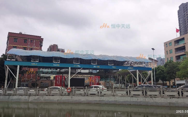 深圳松元厦社区开合屋顶篮球场
